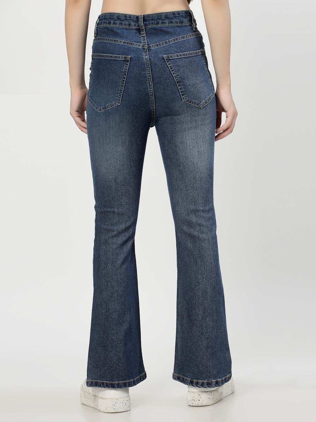 Bootcut Light Fade Stretchable Jeans - Cosmic Trio