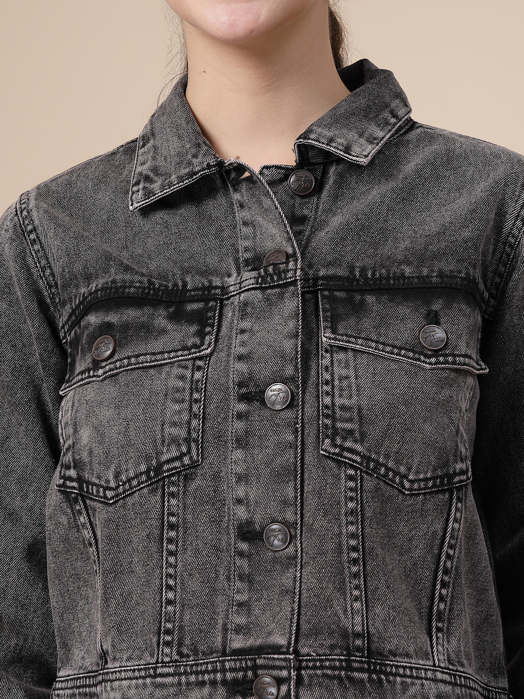 Denim Acid Washed Jacket