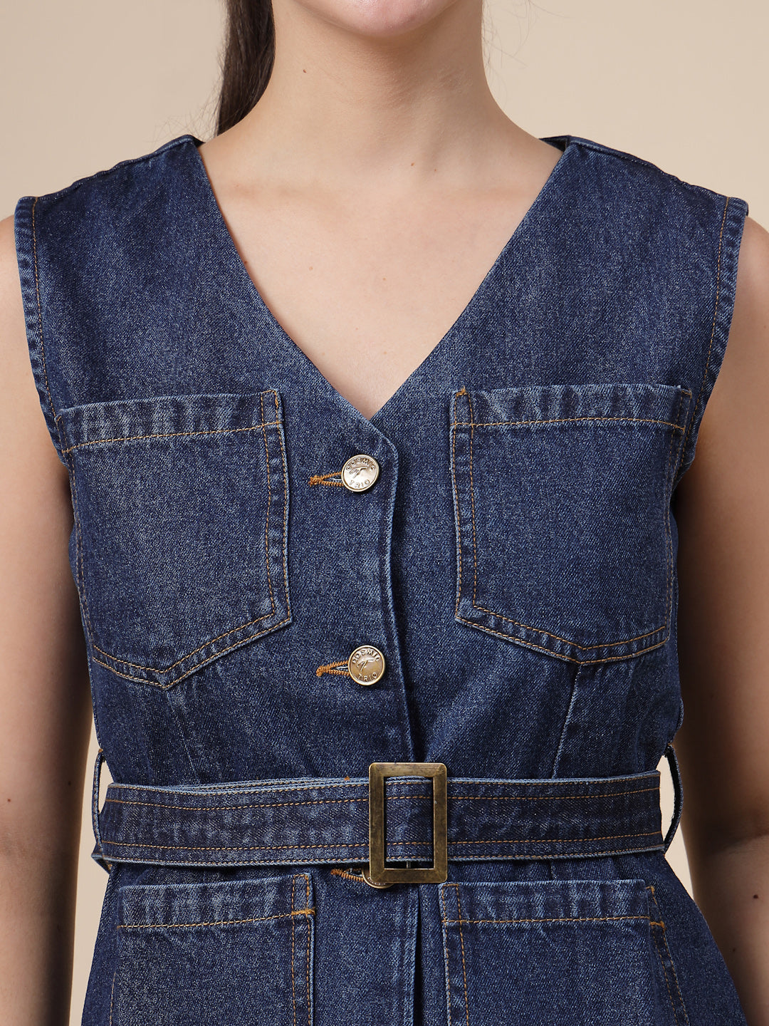Denim Co-ord Set (Top & Trousers)