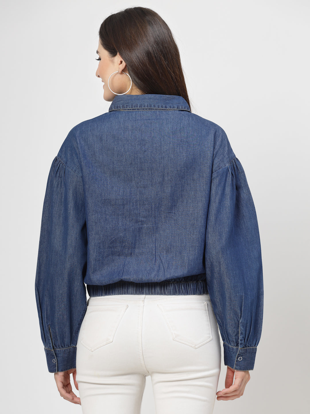 Dark Indigo Light weight Denim Jacket - Cosmic Trio