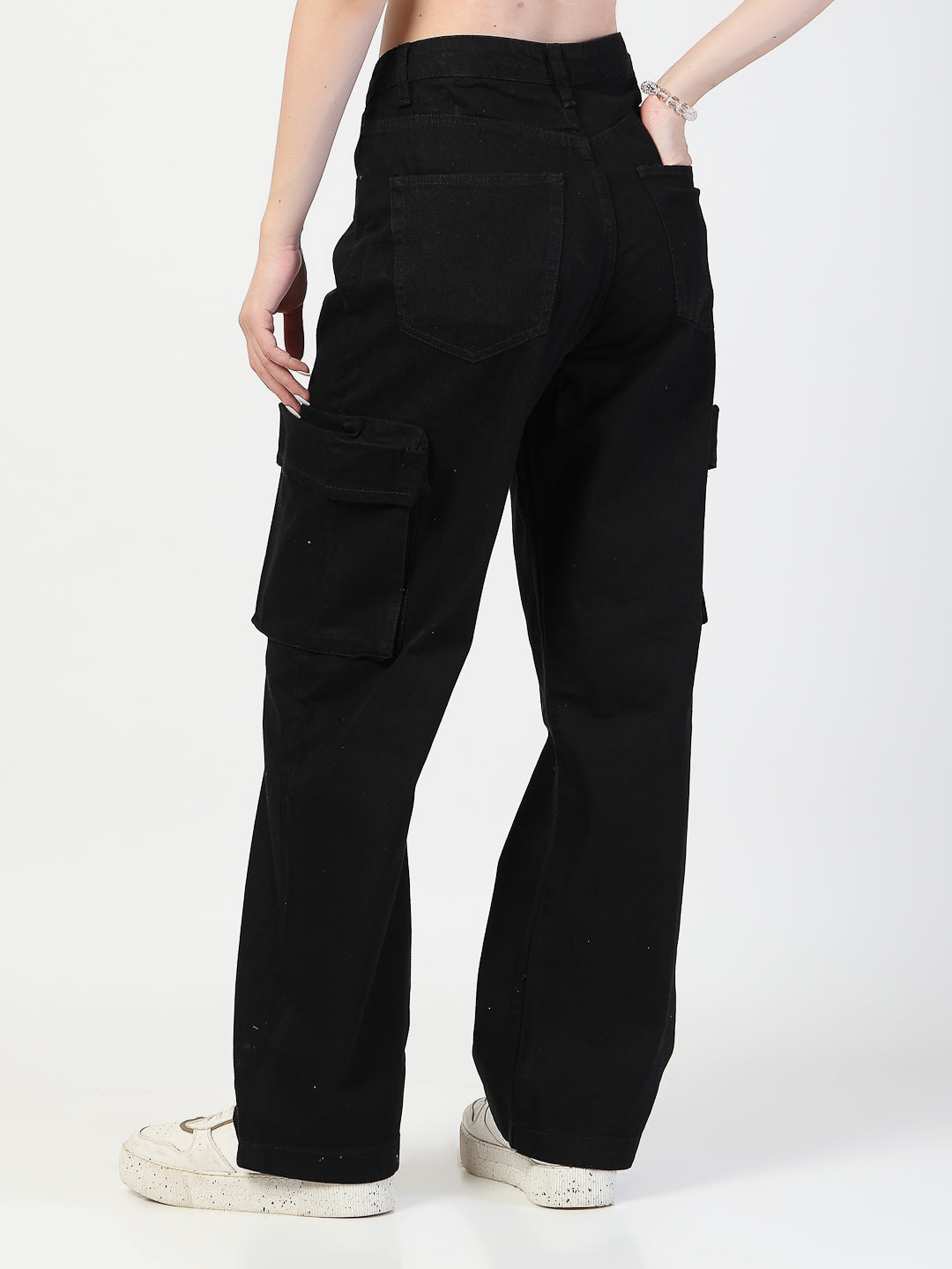 Relaxed Straight Leg Loose Fit Cargos Trouser - Cosmic Trio
