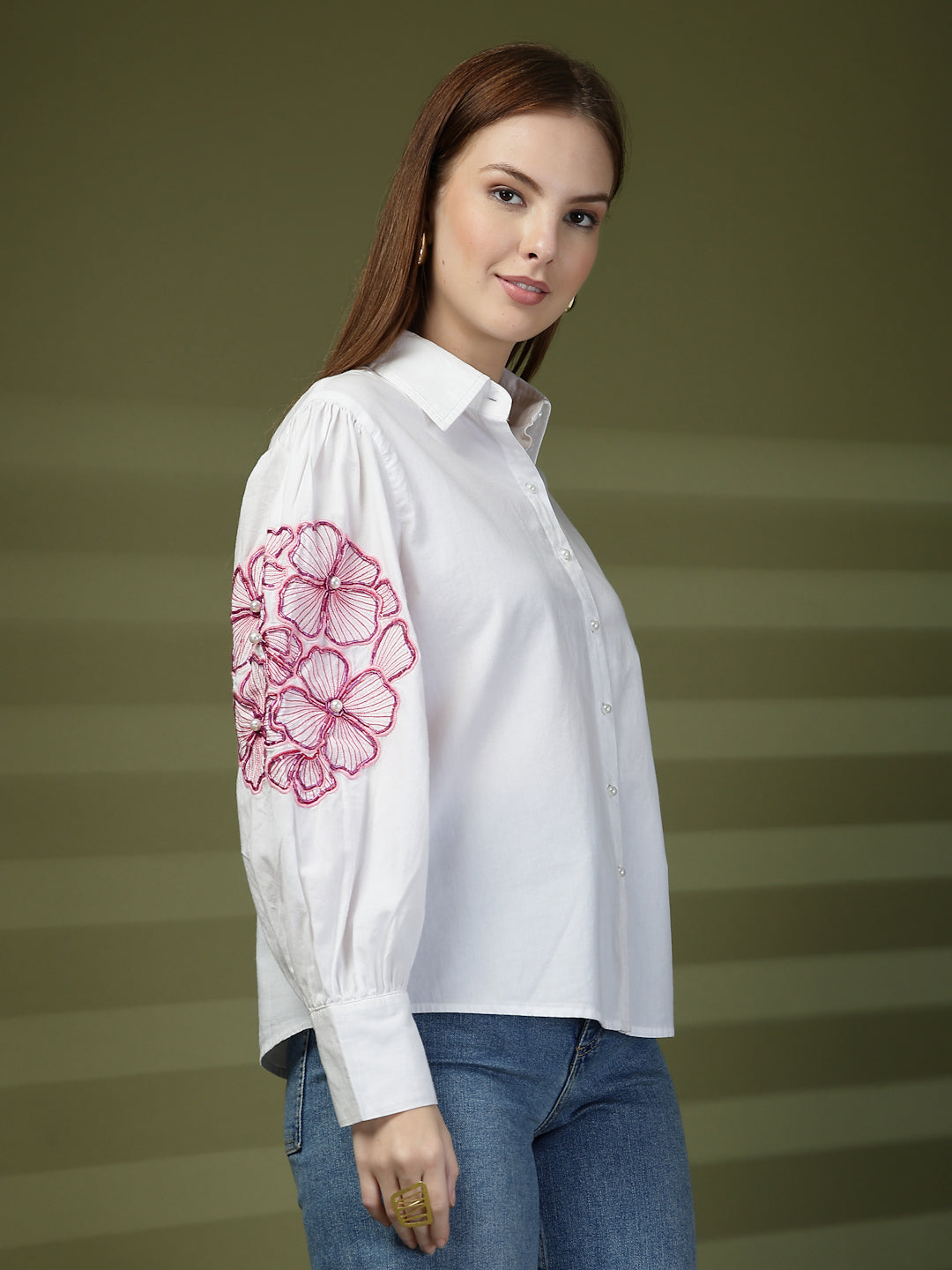 Embroidered Casual Shirt
