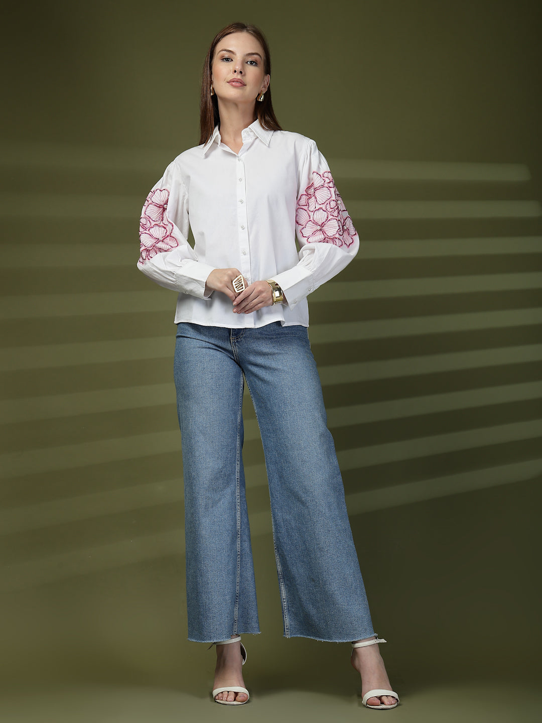 Embroidered Casual Shirt