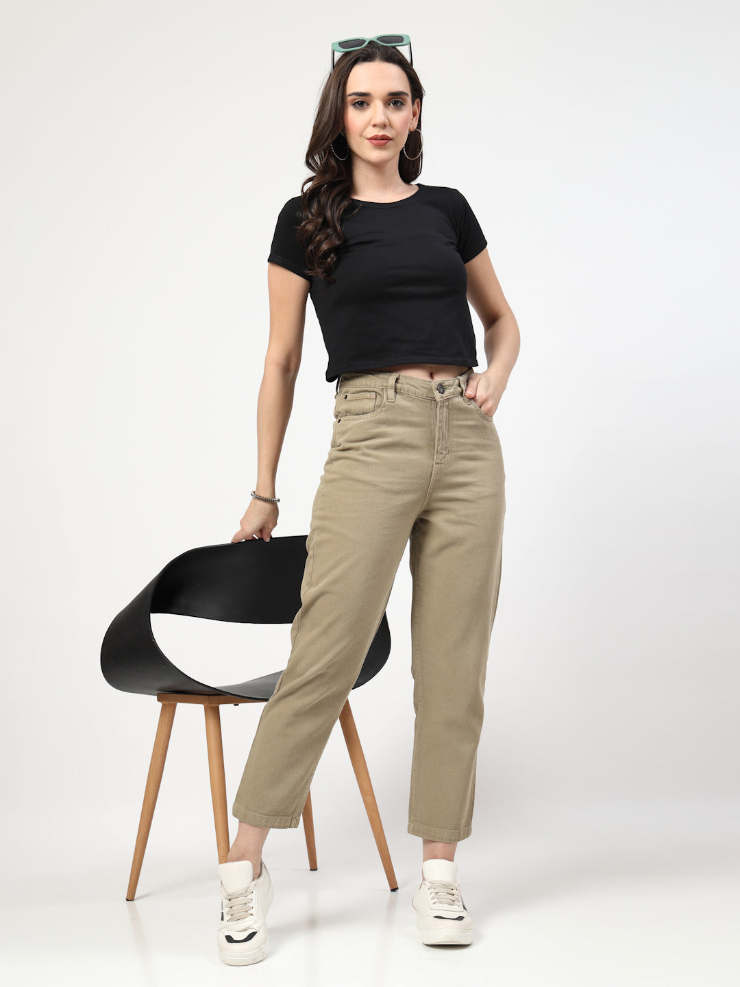Straight Fit Mid Rise Seg Grey Jeans