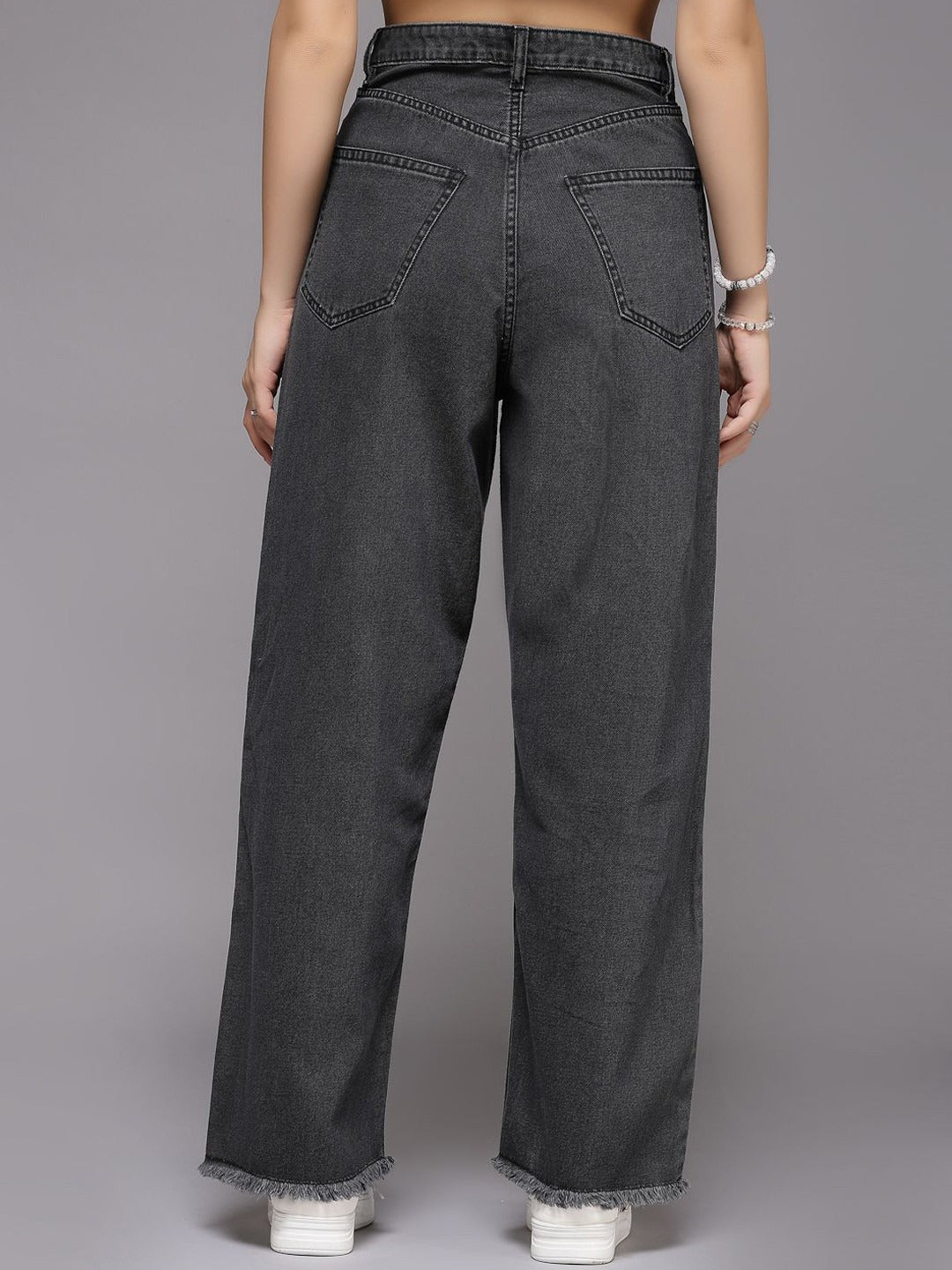 Women Smart Flared High-Rise Jeans