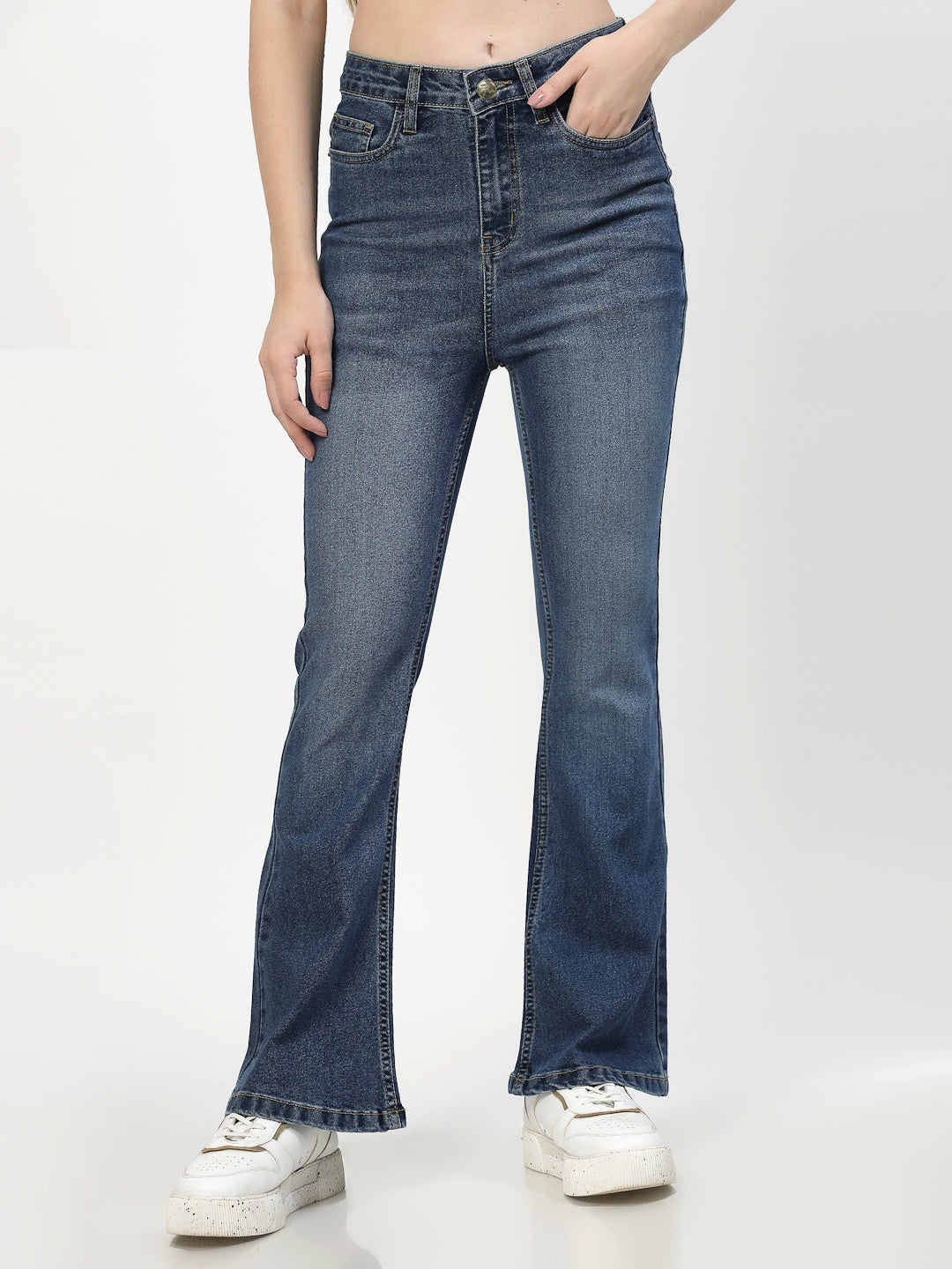 Bootcut Light Fade Stretchable Jeans