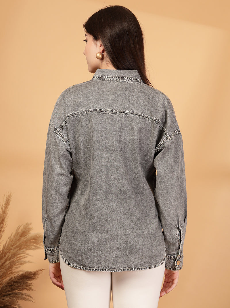 Denim Relaxed Casual Shirt