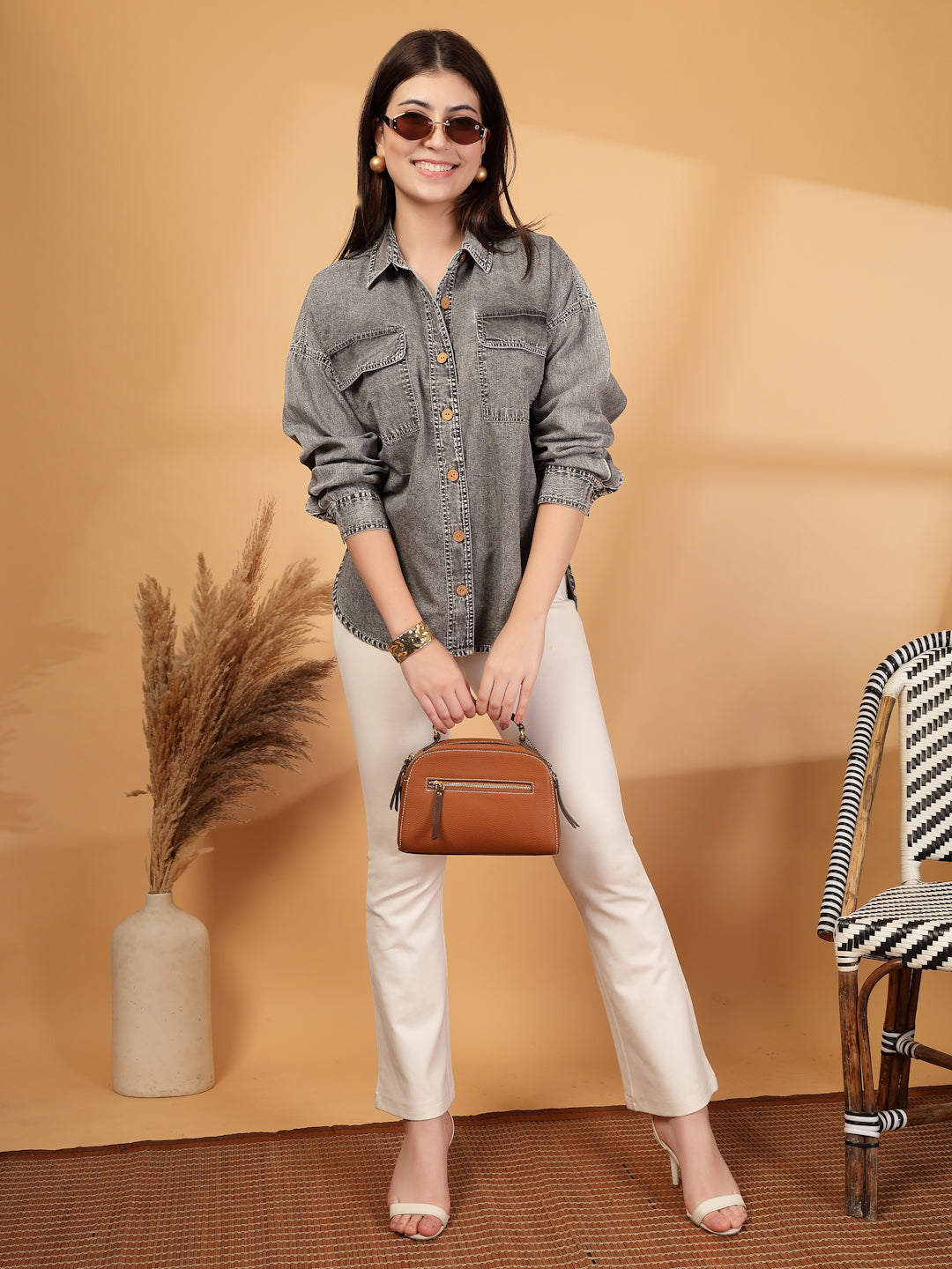 Denim Relaxed Casual Shirt