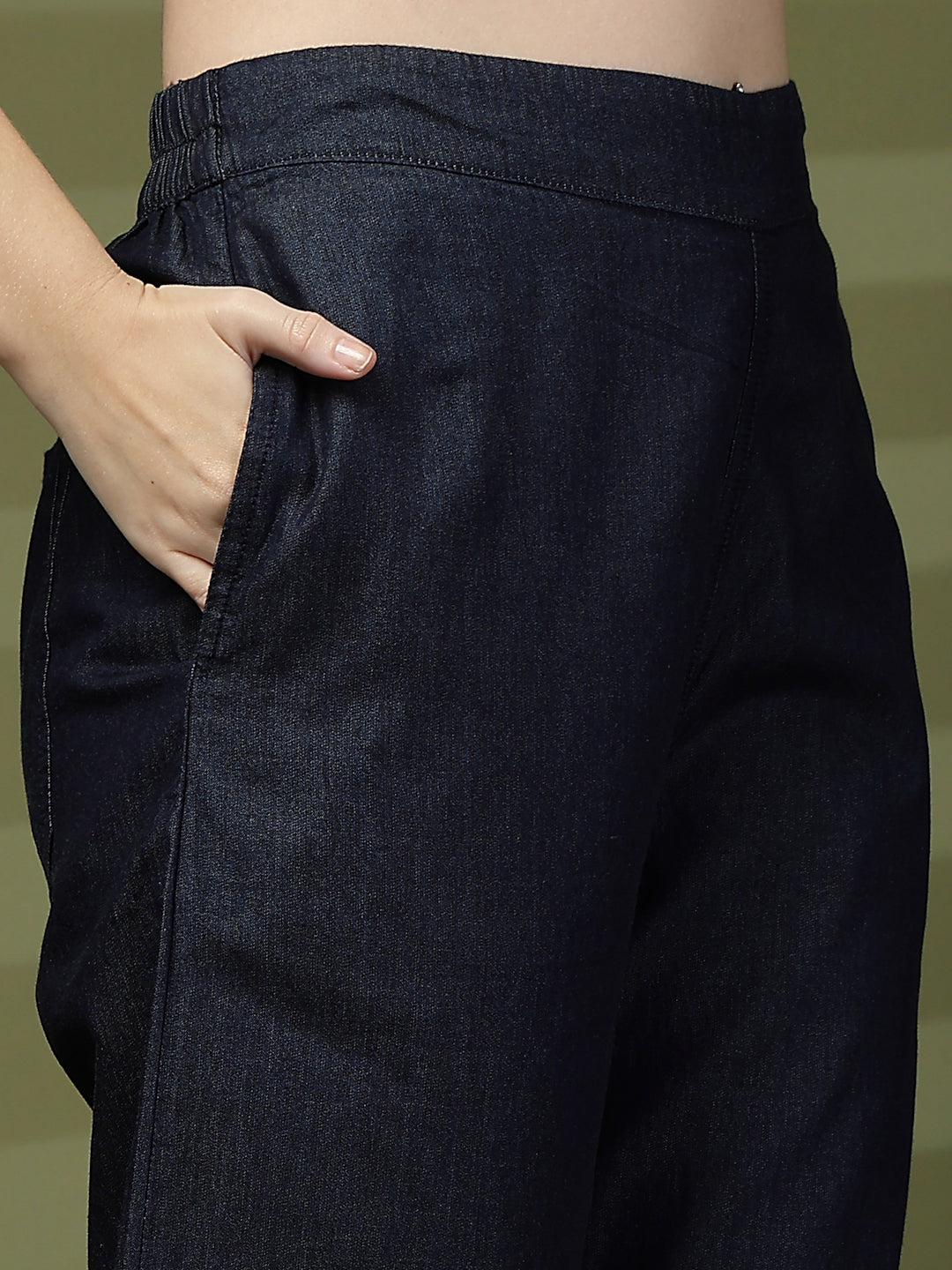 Embroidered Denim Co-ords Set