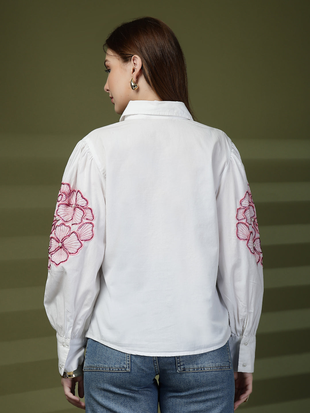 Embroidered Casual Shirt