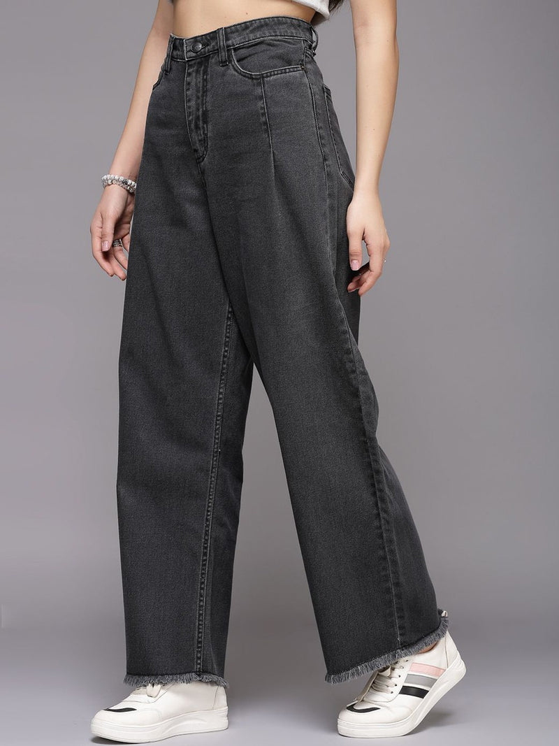 Women Smart Flared High-Rise Jeans