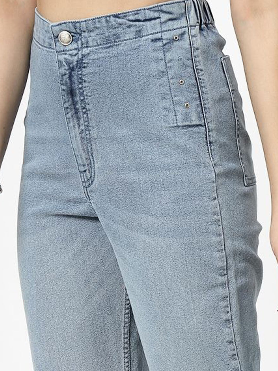 Women Smart Straight Fit High-Rise Stretchable Jeans